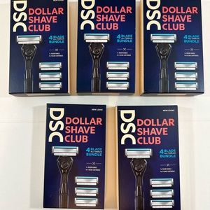 Set of 5 NTW DSC Dollar shave club razors new in box sealed